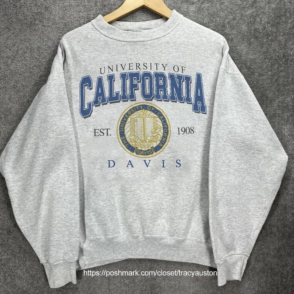 University of California Sweatshirt, UC Davis Shirt, Cal State University Davis